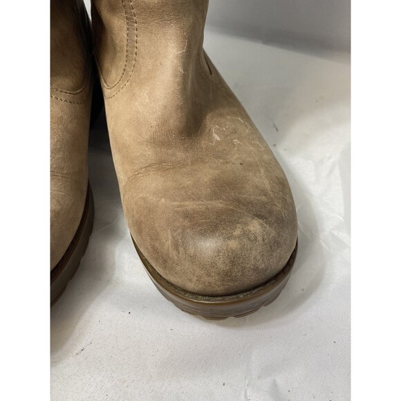 Tara M Torishearing Brown Midi Boots Womens Sz 10 Convertible - Picture 6 of 8